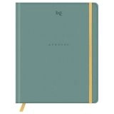 Дневник 1-11 кл. 48л. (твердый) BG "Monocolor. Green", иск. кожа, тиснение, цветн. срез, ляссе, на резинке