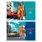 Альбом для рисования 12л., А4, на скрепке BG "Street Racer"