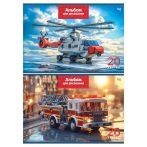 Альбом для рисования 20л., А4, на скрепке BG "Конструктор"