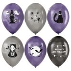 Воздушные шары, 12шт., М12/30см, MESHU "Catsday", пастель, ассорти