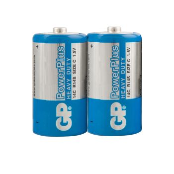 Батарейка GP PowerPlus C (R14) 14G солевая, OS2 Батарейка GP PowerPlus C (R14) 14G солевая, OS2