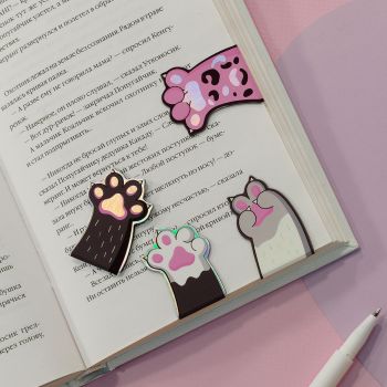 Закладки магнитные для книг, 4шт., MESHU Закладки магнитные для книг, 4шт., MESHU
