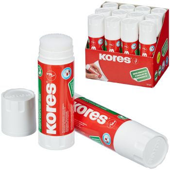 Клей-карандаш Kores, 40г, прозрачный, ПВП Клей-карандаш Kores, 40г, прозрачный, ПВП