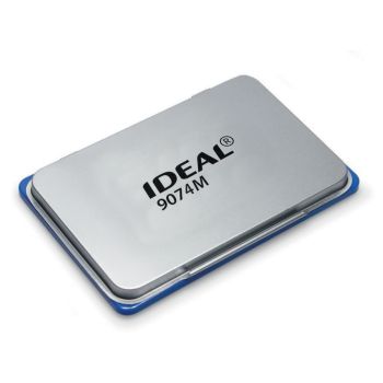Штемпельная подушка Ideal, 160*90мм, синяя, металлическая (153127/190094) Штемпельная подушка Ideal, 160*90мм, синяя, металлическая (153127/190094)