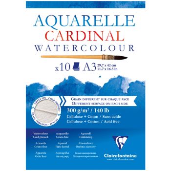 Альбом для акварели, 10л., А3, на склейке Clairefontaine Альбом для акварели, 10л., А3, на склейке Clairefontaine