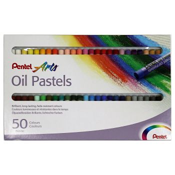 Пастель масляная Pentel, 50 цветов, картон. упаковка Пастель масляная Pentel, 50 цветов, картон. упаковка