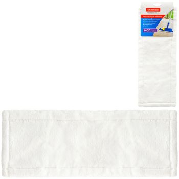 Насадка МОП для швабры OfficeClean Professional карманы\уши, 40*12см, микрофибра, белая Насадка МОП для швабры OfficeClean Professional карманы\уши, 40*12см, микрофибра, белая
