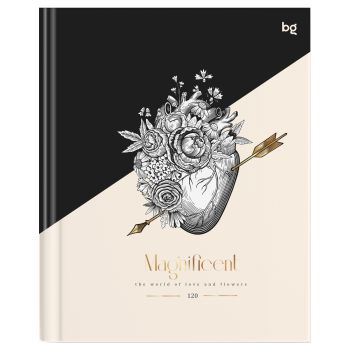 Тетрадь на кольцах А5, 120л., BG 