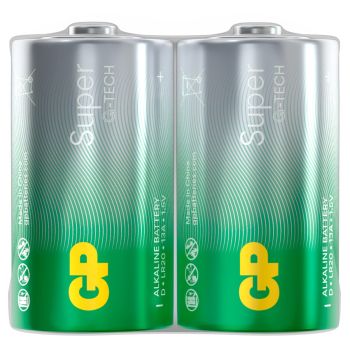 Батарейка GP Super G-Tech D (LR20) 13A алкалиновая, OS2 Батарейка GP Super G-Tech D (LR20) 13A алкалиновая, OS2