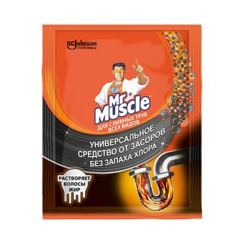 Средство для прочиcтки труб Mr. Muscle, гранулы, 70г Средство для прочиcтки труб Mr. Muscle, гранулы, 70г