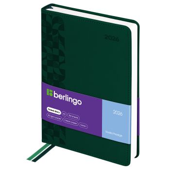 Ежедневник датированный 2026г., А5, 184л., кожзам, Berlingo Ежедневник датированный 2026г., А5, 184л., кожзам, Berlingo