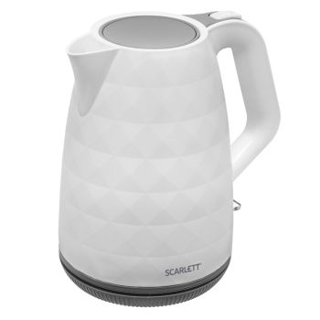 Чайник электрический Scarlett SC-EK18P49, 1,7л, 2200Вт, пластик, белый Чайник электрический Scarlett SC-EK18P49, 1,7л, 2200Вт, пластик, белый
