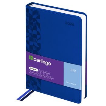 Ежедневник датированный 2026г., А5, 184л., кожзам, Berlingo Ежедневник датированный 2026г., А5, 184л., кожзам, Berlingo