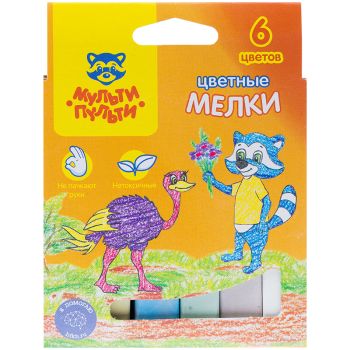 Мелки цветные Мульти-Пульти Мелки цветные Мульти-Пульти