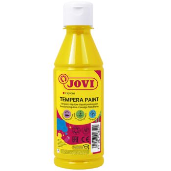 Гуашь JOVI, с повышенным содержанием пигмента, желтая, 250мл Гуашь JOVI, с повышенным содержанием пигмента, желтая, 250мл