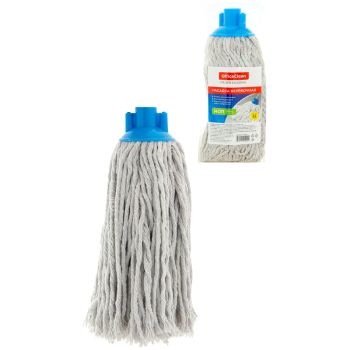 Насадка МОП для швабры OfficeClean Professional веревочная, хлопок, ворс 31см, 220г Насадка МОП для швабры OfficeClean Professional веревочная, хлопок, ворс 31см, 220г
