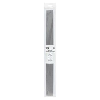 Бумага крепированная ТРИ СОВЫ, 50*250см, 32г/м2, серая, в рулоне, пакет с европодвесом Бумага крепированная ТРИ СОВЫ, 50*250см, 32г/м2, серая, в рулоне, пакет с европодвесом