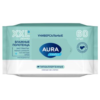 Полотенца влажные Aura Полотенца влажные Aura