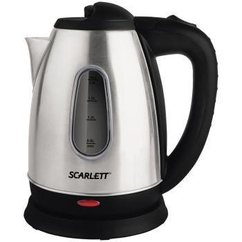 Чайник электрический Scarlett SC-EK21S20, 1,8л, 1600Вт, нержавеющая сталь Чайник электрический Scarlett SC-EK21S20, 1,8л, 1600Вт, нержавеющая сталь