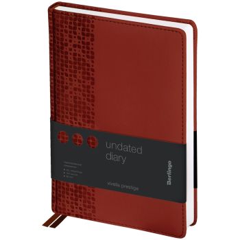 Ежедневник недатированный, А5, 160л., кожзам, Berlingo 