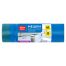 Мешки для мусора  60л OfficeClean ПСД, 60*70см, 30мкм, 15шт., особо прочные, синие, в рулоне, с завязками