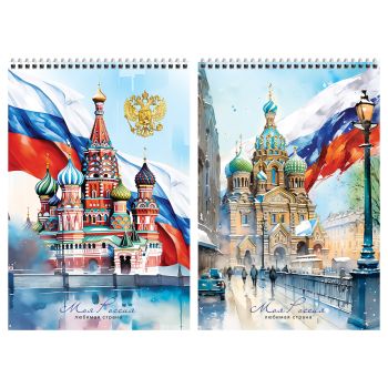 Блокнот А4 80л. на гребне BG 