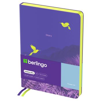 Ежедневник недатированный, А5, 136л., кожзам, Berlingo Ежедневник недатированный, А5, 136л., кожзам, Berlingo