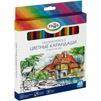 Карандаши цветные Гамма Карандаши цветные Гамма