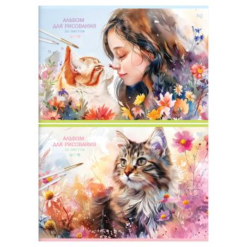 Альбом для рисования 20л., А4, на скрепке BG 