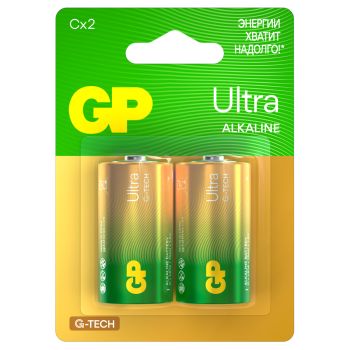 Батарейка GP Ultra G-Tech C (LR14) 14A алкалиновая, BC2 Батарейка GP Ultra G-Tech C (LR14) 14A алкалиновая, BC2