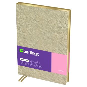 Ежедневник недатированный, А5, 136л., кожзам, Berlingo Ежедневник недатированный, А5, 136л., кожзам, Berlingo