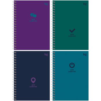 Записная книжка А6 80л., на гребне BG Записная книжка А6 80л., на гребне BG