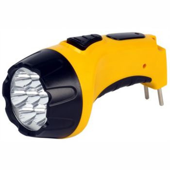 Фонарь Smartbuy SBF-86-Y, аккумуляторный, светодиодный, 7 LED, прямая зарядка от сети, желтый Фонарь Smartbuy SBF-86-Y, аккумуляторный, светодиодный, 7 LED, прямая зарядка от сети, желтый
