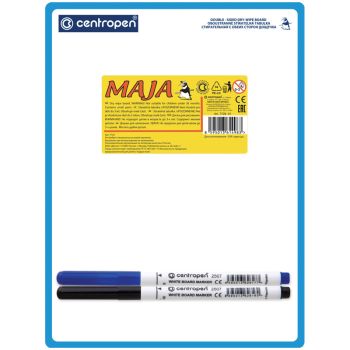 Доска для рисования с маркером двухсторонняя Centropen, А5 Доска для рисования с маркером двухсторонняя Centropen, А5