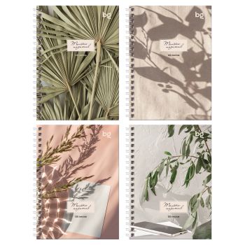 Записная книжка А6 120л., на гребне BG Записная книжка А6 120л., на гребне BG