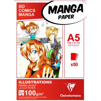 Скетчбук для маркеров 50л., А5 Clairefontaine Скетчбук для маркеров 50л., А5 Clairefontaine