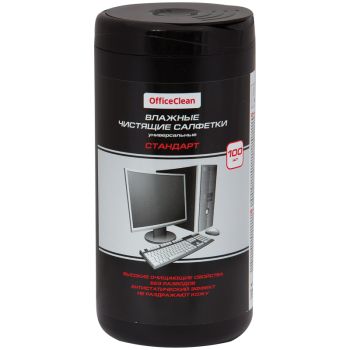 Салфетки чистящие влажные OfficeClean Салфетки чистящие влажные OfficeClean