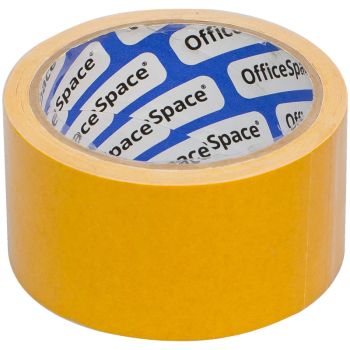 Клейкая лента двусторонняя OfficeSpace, 50мм*10м, полипропилен Клейкая лента двусторонняя OfficeSpace, 50мм*10м, полипропилен