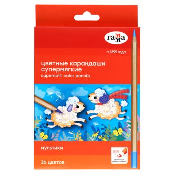 Карандаши цветные Гамма Карандаши цветные Гамма
