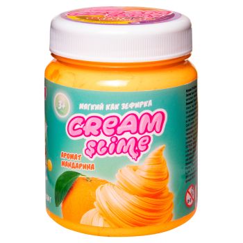 Слайм Cream-Slime с ароматом мандарина, 250г Слайм Cream-Slime с ароматом мандарина, 250г
