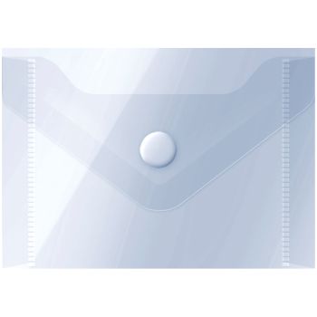 Папка-конверт на кнопке СТАММ А7 (74*105мм), 150мкм, пластик, прозрачная, бесцветная Папка-конверт на кнопке СТАММ А7 (74*105мм), 150мкм, пластик, прозрачная, бесцветная