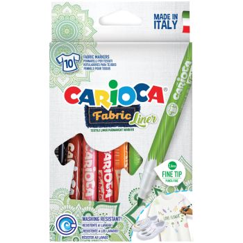Набор фломастеров для ткани Carioca Набор фломастеров для ткани Carioca