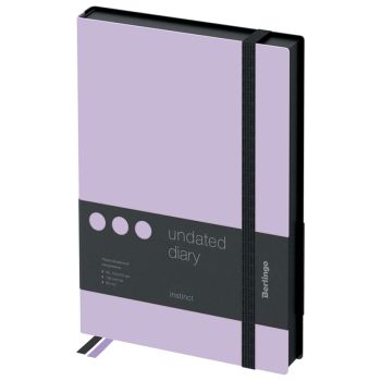 Ежедневник недатированный, А5, 136л., кожзам, Berlingo 
